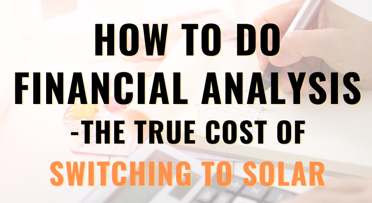 How to do financial analysis